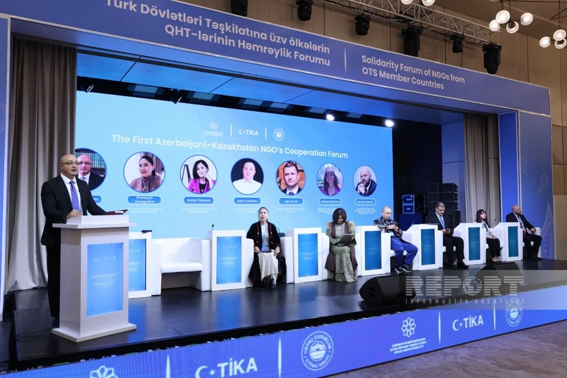 Bakıda "Azərbaycan-Qazaxıstan QHT-lərinin əmakdaşlıq Forumu" adlı panel baş tutub