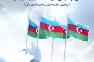 Anım Günündə şəhidlərimizin müqəddəs xatirəsinə ehtiram
