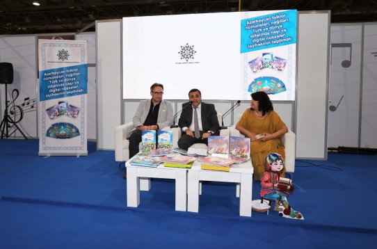 11-ci Bakı beynəlxalq kitab sərgisində “Masal Masal Türkiyə, Türk dünyası Azərbaycan” çap və digital formatda təqdimatı olub