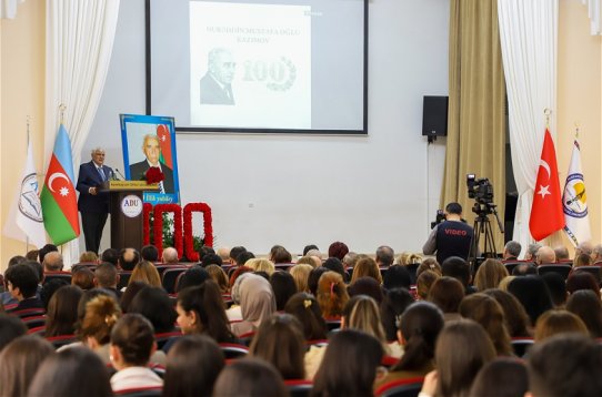 ADU-da professor Nurəddin Kazımovun 100 illik yubileyinə həsr olunan beynəlxalq konfrans keçirilib