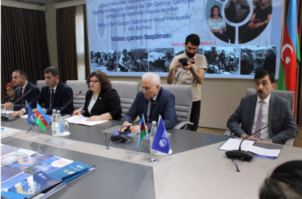 “Əlilliyi olan qaçqın qadınların həyat hekayələri” videoçarxı nümayiş etdirilib
